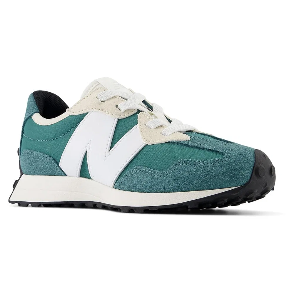 Детские кроссовки для мальчиков с асимметричным логотипом 327 Cm New Balance, New Spruce