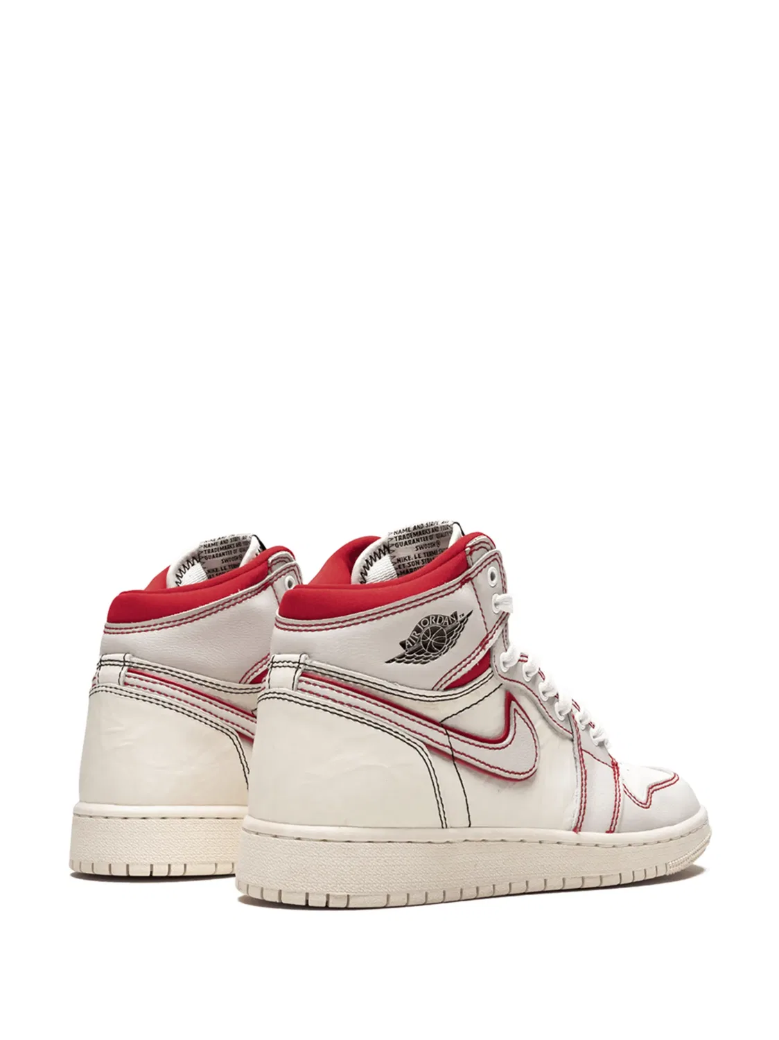 Кроссовки Air Jordan 1 Retro High OG Phantom, белый — фото 3