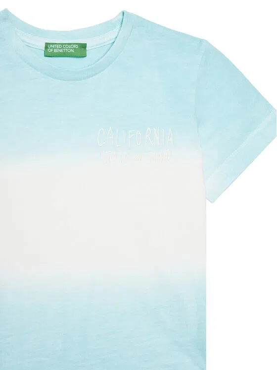 Футболка regular fit United Colors Of Benetton, синий — фото 3