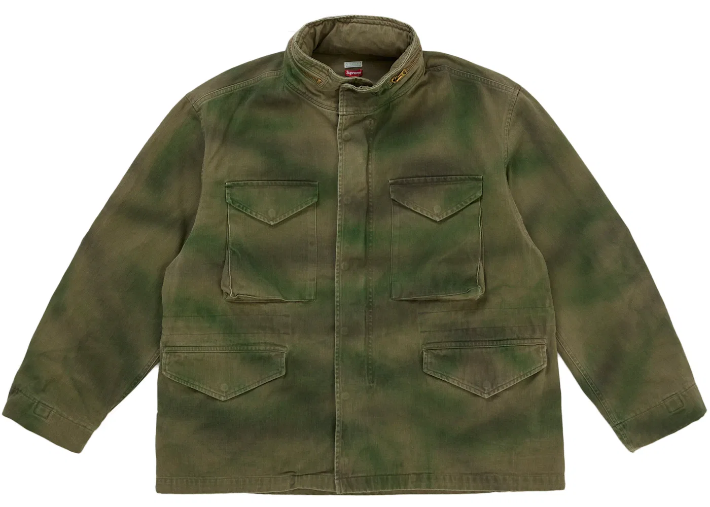 Мужская куртка M-65 A.PRESSE Supreme, оливковый — фото 4