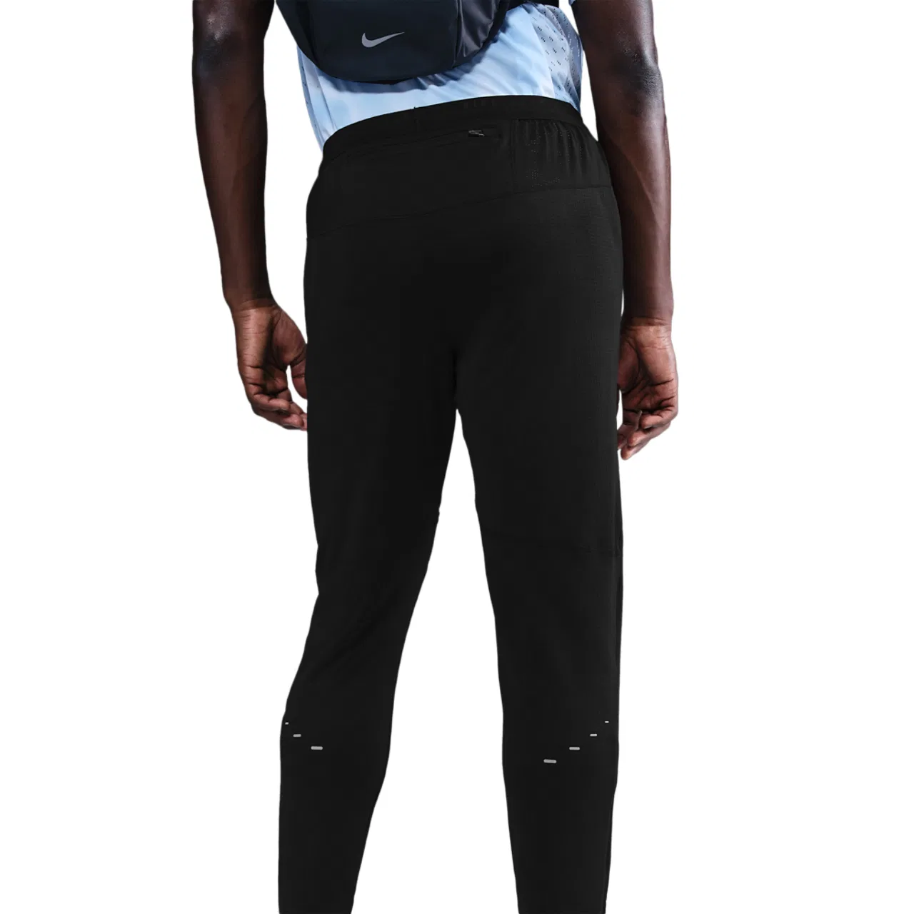 Мужские беговые брюки Dri-FIT Stride Knit Nike, цвет Black/Reflective Silver — фото 2