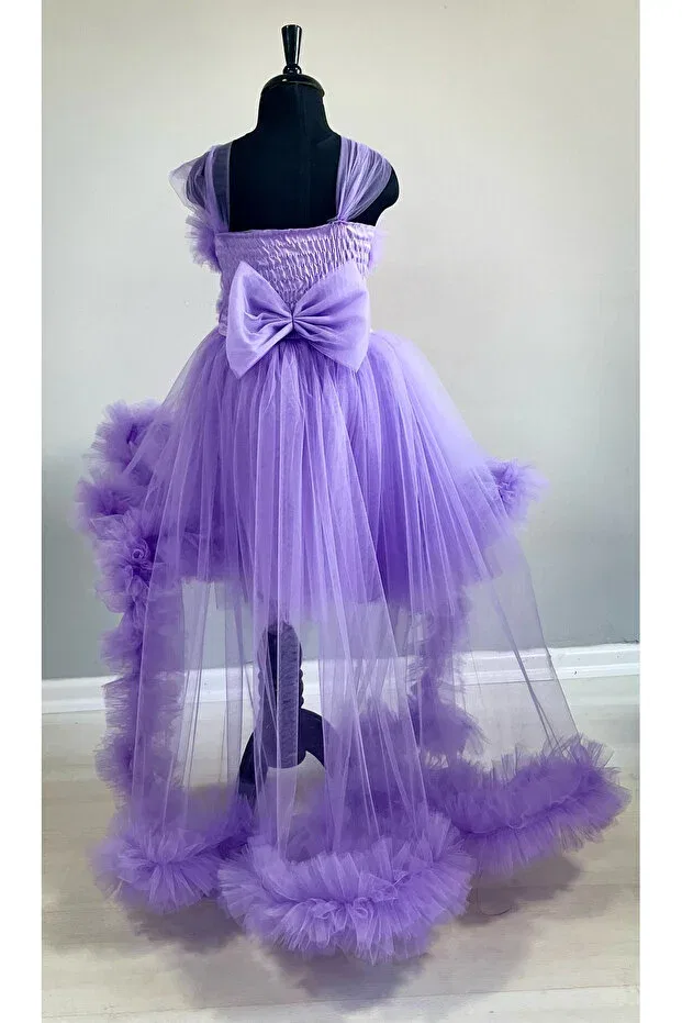 Детское платье для девочек с открытыми плечами Süer Butik, Multicolor — фото 2