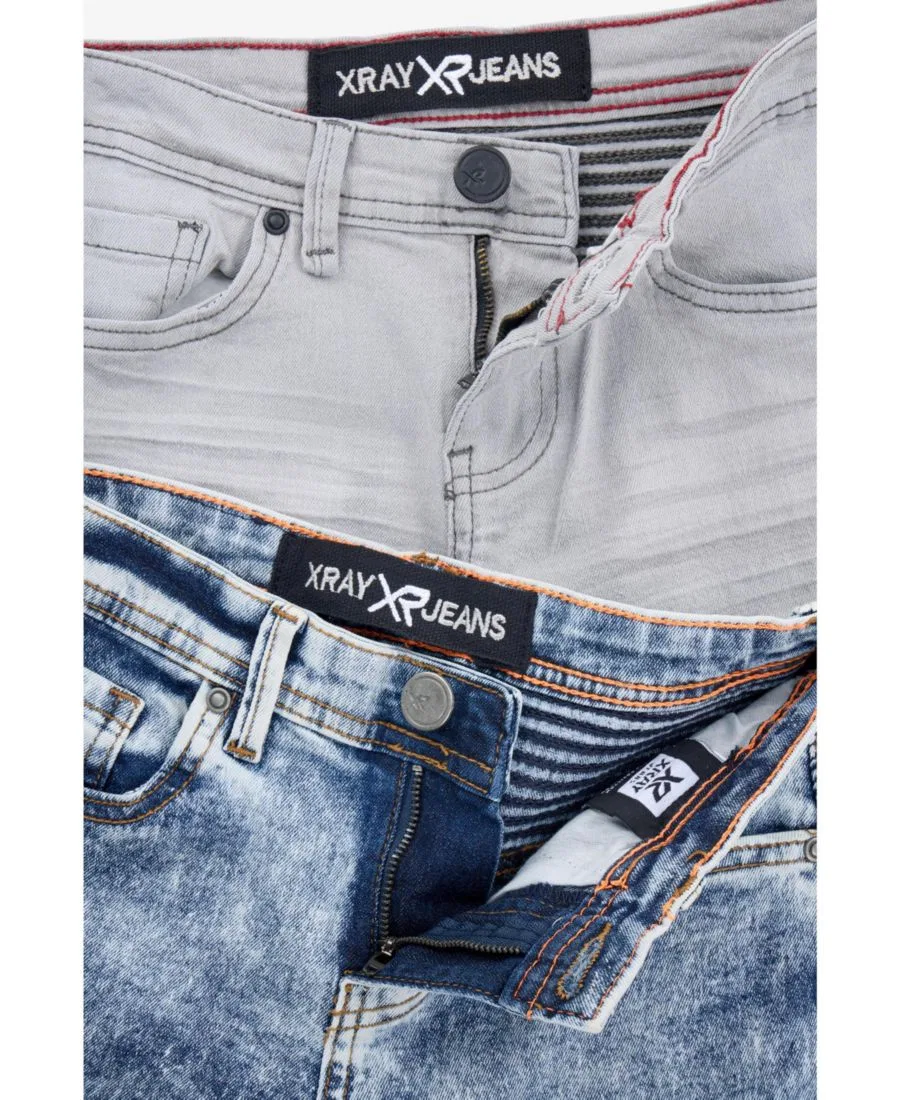Джинсы из стрейч-денима, комплект из 2 пар, Slim Fit XRAY, Bleach/Grey — фото 4