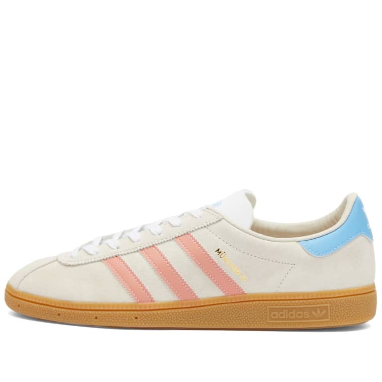 

Кроссовки Adidas MUNCHEN 24, светло-красный/бежевый/голубой