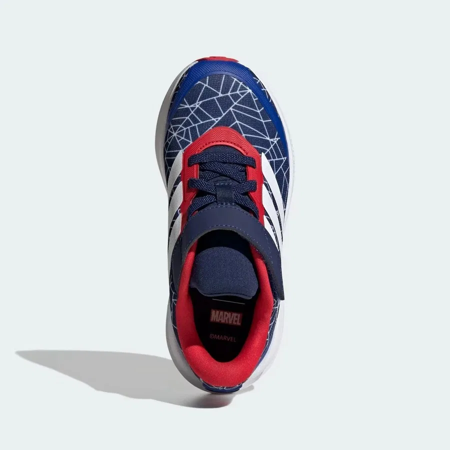 Детские кроссовки с принтом Marvel Spider Man El C adidas, Светло-синий — фото 2