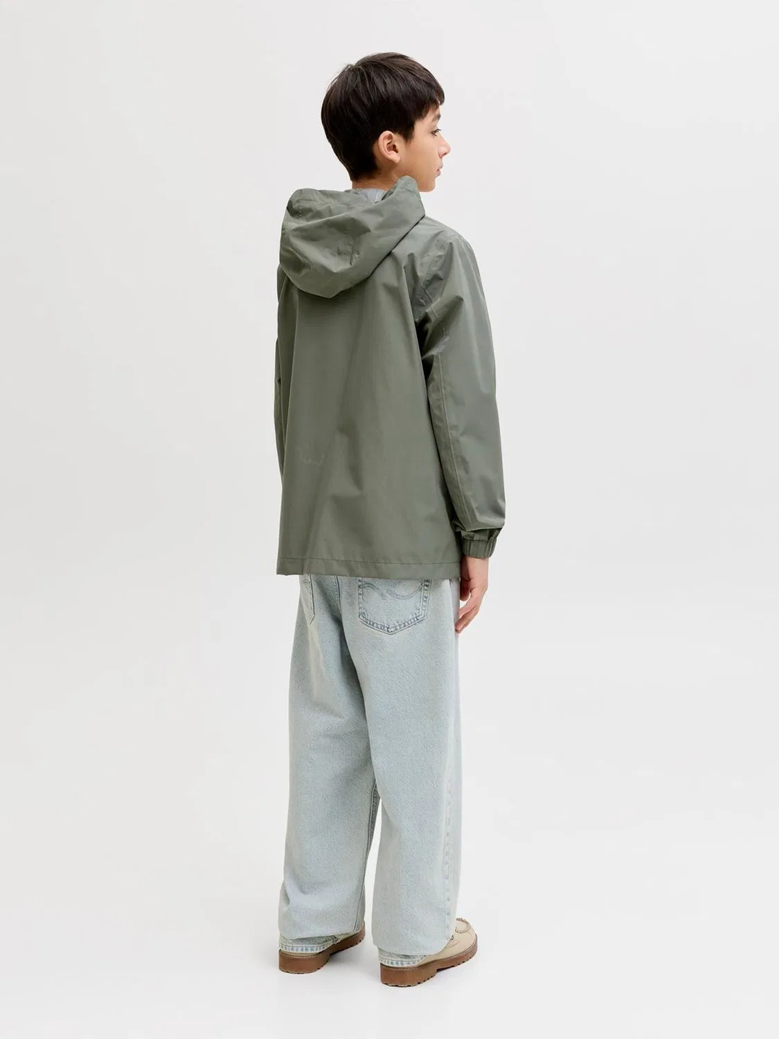 Дождевик легкий JACK & JONES Junior, зеленый — фото 2