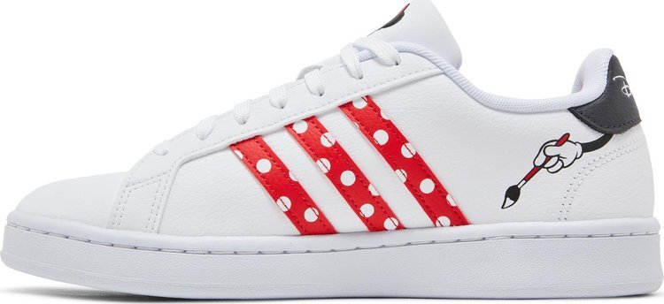 Кроссовки Adidas Disney x Wmns Grand Court Base, белый — фото 3