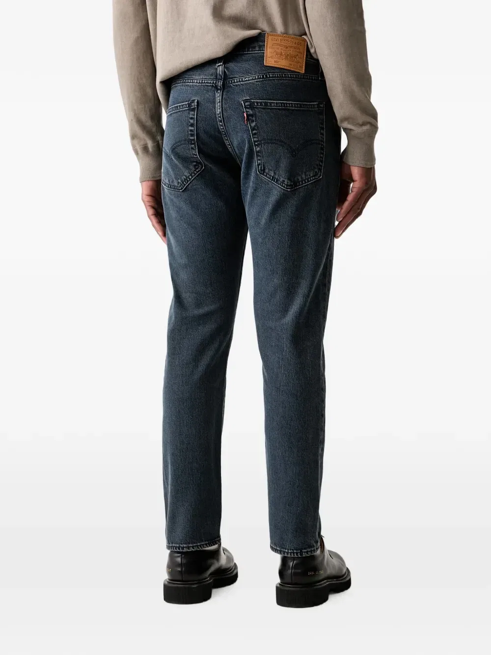 Джинсы Levi's 502 с нашивкой-логотипом, синий — фото 3