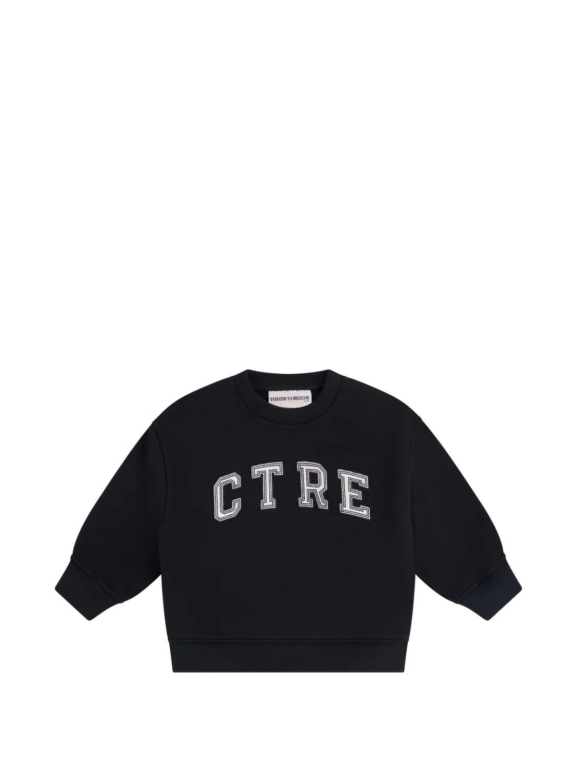 Свитшот с круглым вырезом THE COUTURE CLUB, черный
