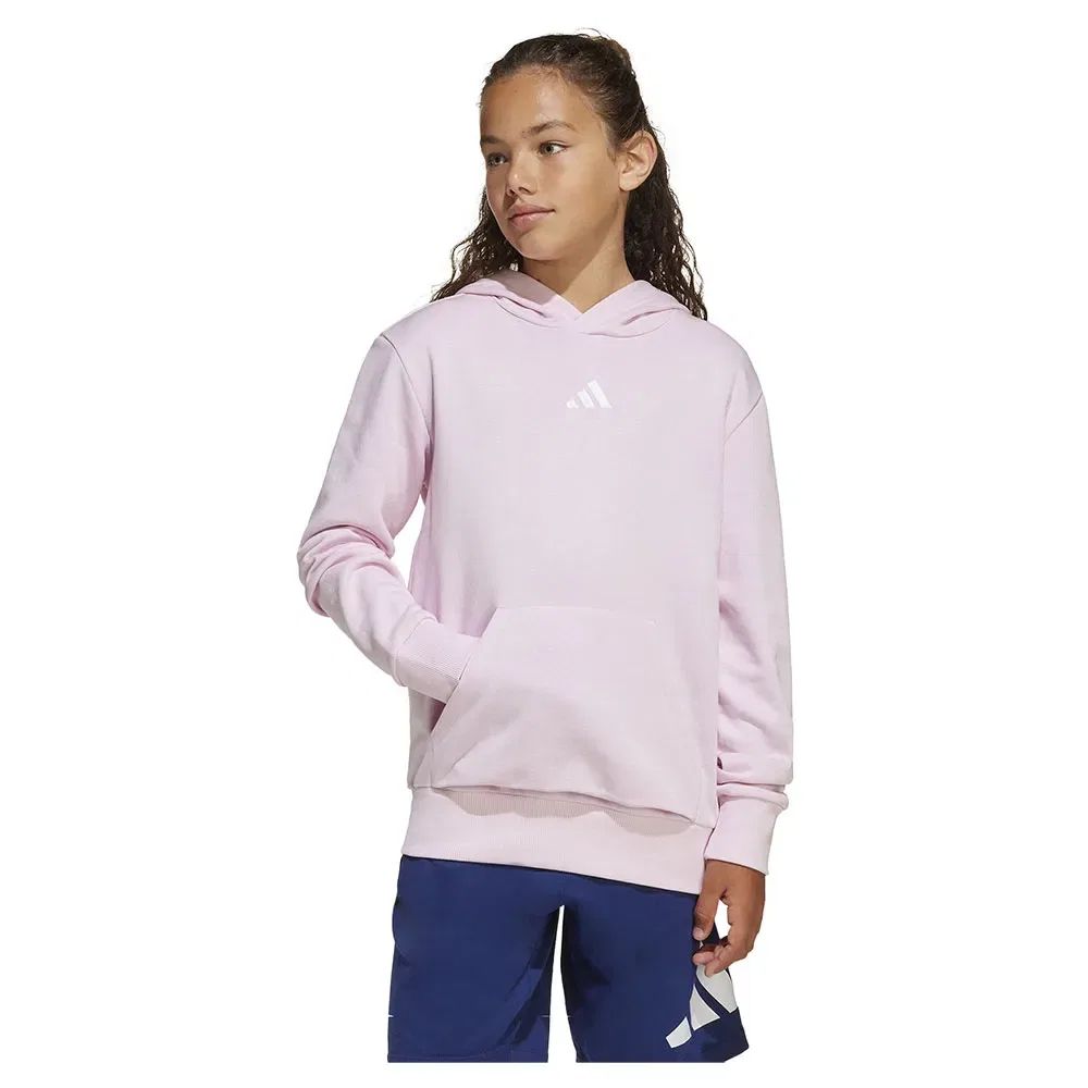 Детский худи с капюшоном Essentials Small Logo Adidas, Pink