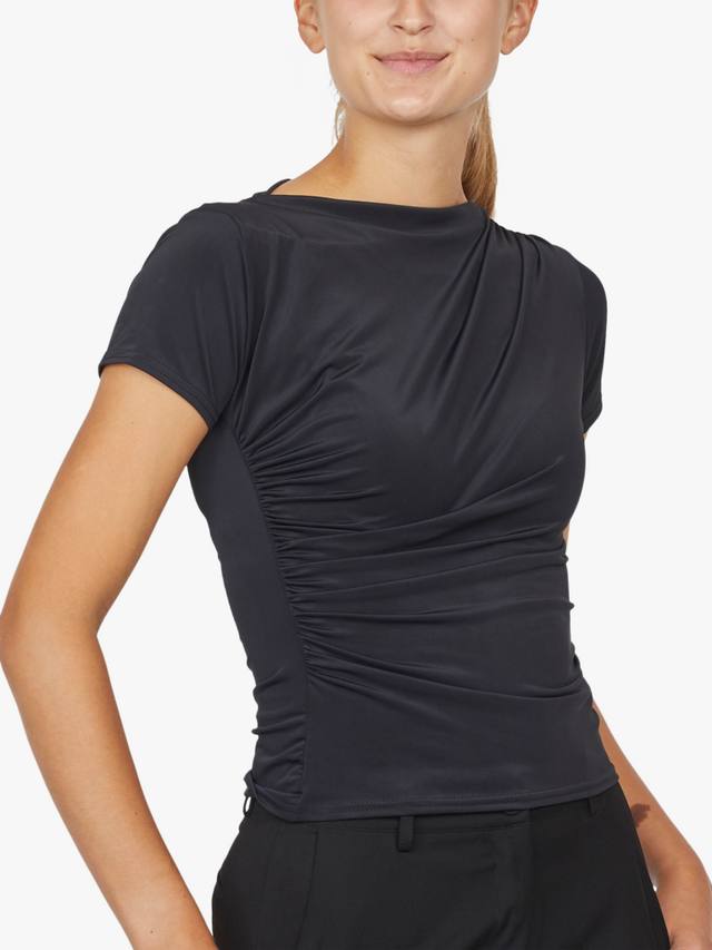 

Топ Nubi с плиссировкой Sisters Point, Black