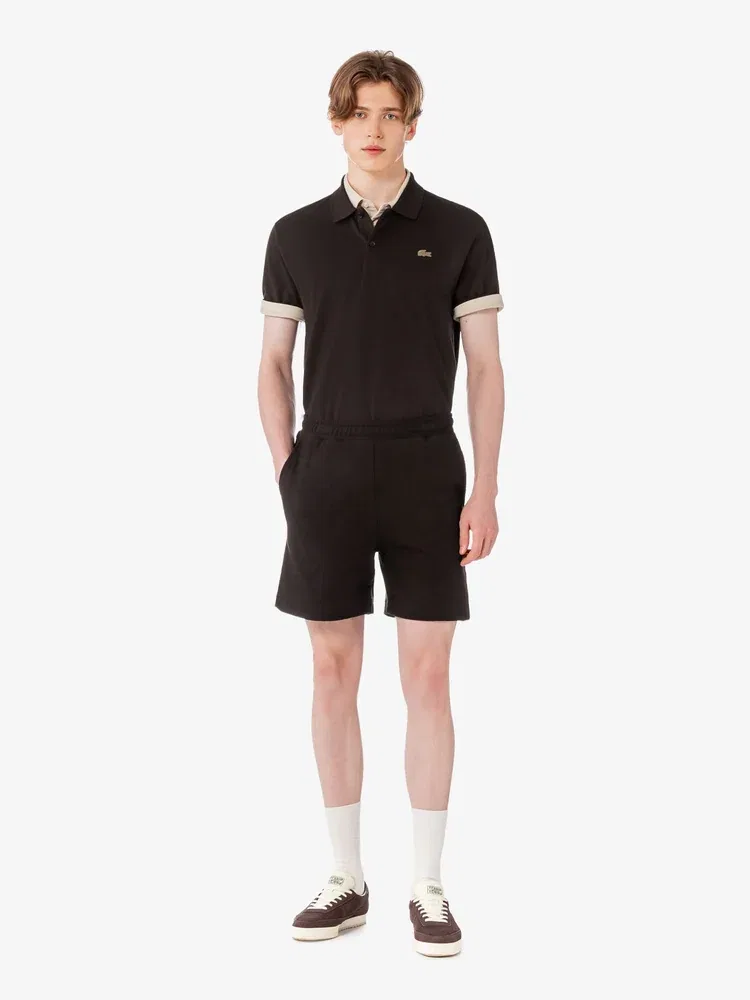 Шорты из хлопка LACOSTE GH1973, Antique Gold — фото 4
