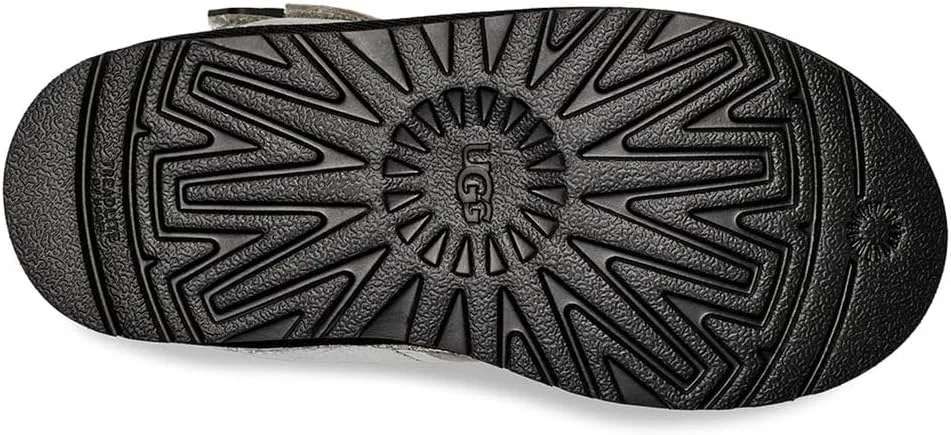 Детские ботинки на платформе Neumel Platform Girls UGG, Silver Metallic — фото 3