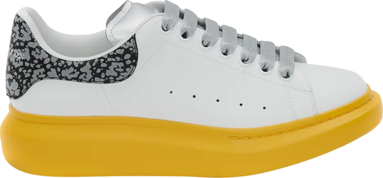 

Кроссовки Alexander McQueen Oversized Sneaker White Pop Yellow, белый