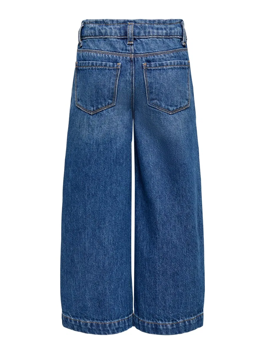 Джинсы Only Mini Wide leg Jeans 'KMGComet' синего цвета — фото 2