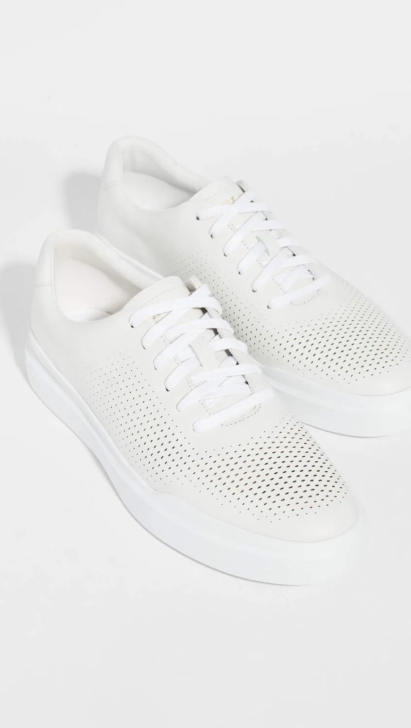 Детские кроссовки для мальчиков с перфорацией Grandpro Rally Cole Haan, White — фото 4