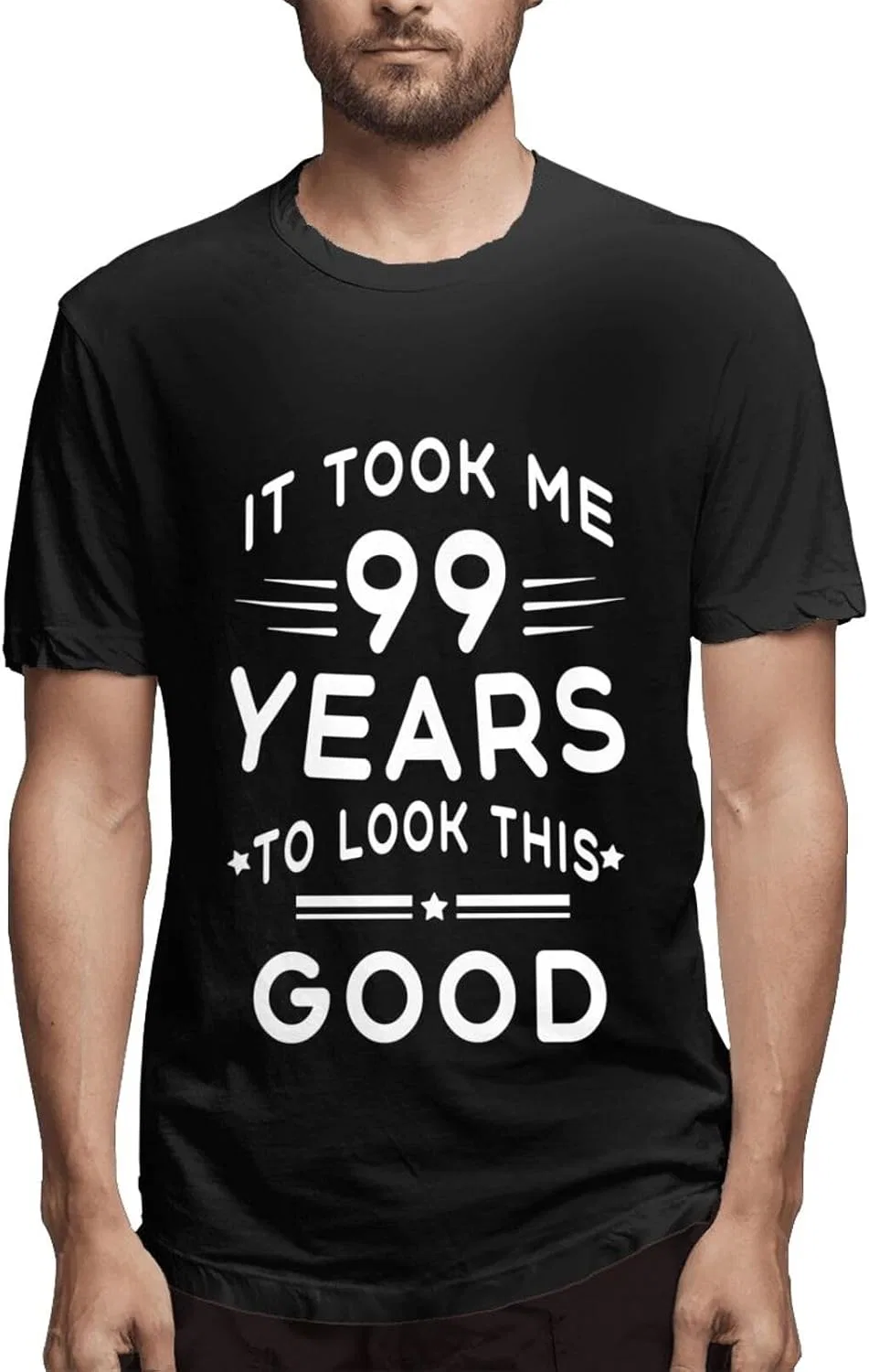 Мужская футболка с принтом Happy 99th Birthday Regular Fit, Happy 99th Birthday