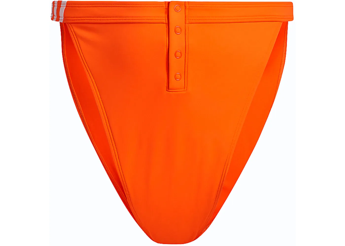 Женские плавки бикини с завышенной талией Adidas Ivy Park, Solar Orange