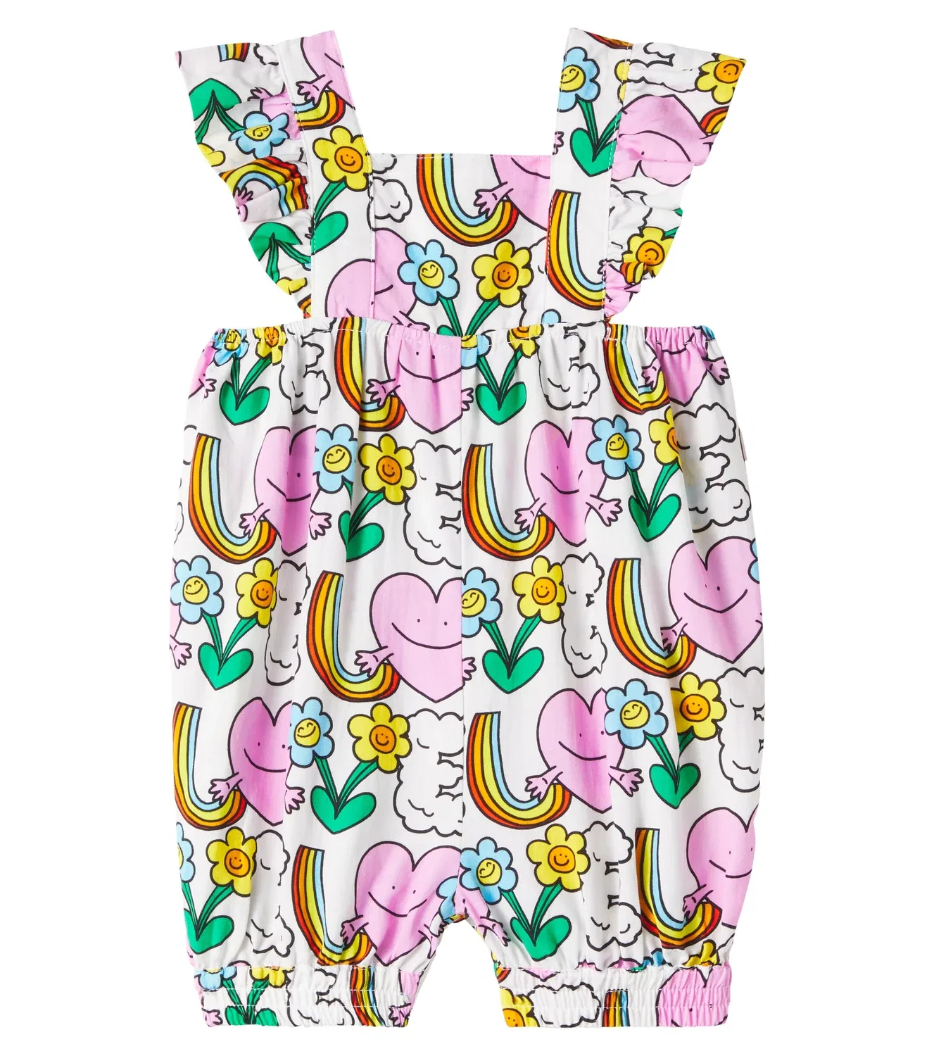 Комбинезон с принтом Stella Mccartney Kids, белый