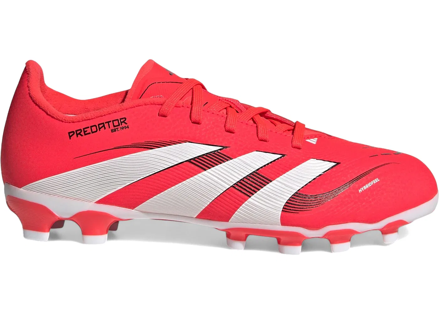 Детские бутсы Predator League MG Adidas, Lucid Red/Cloud White/Core Black