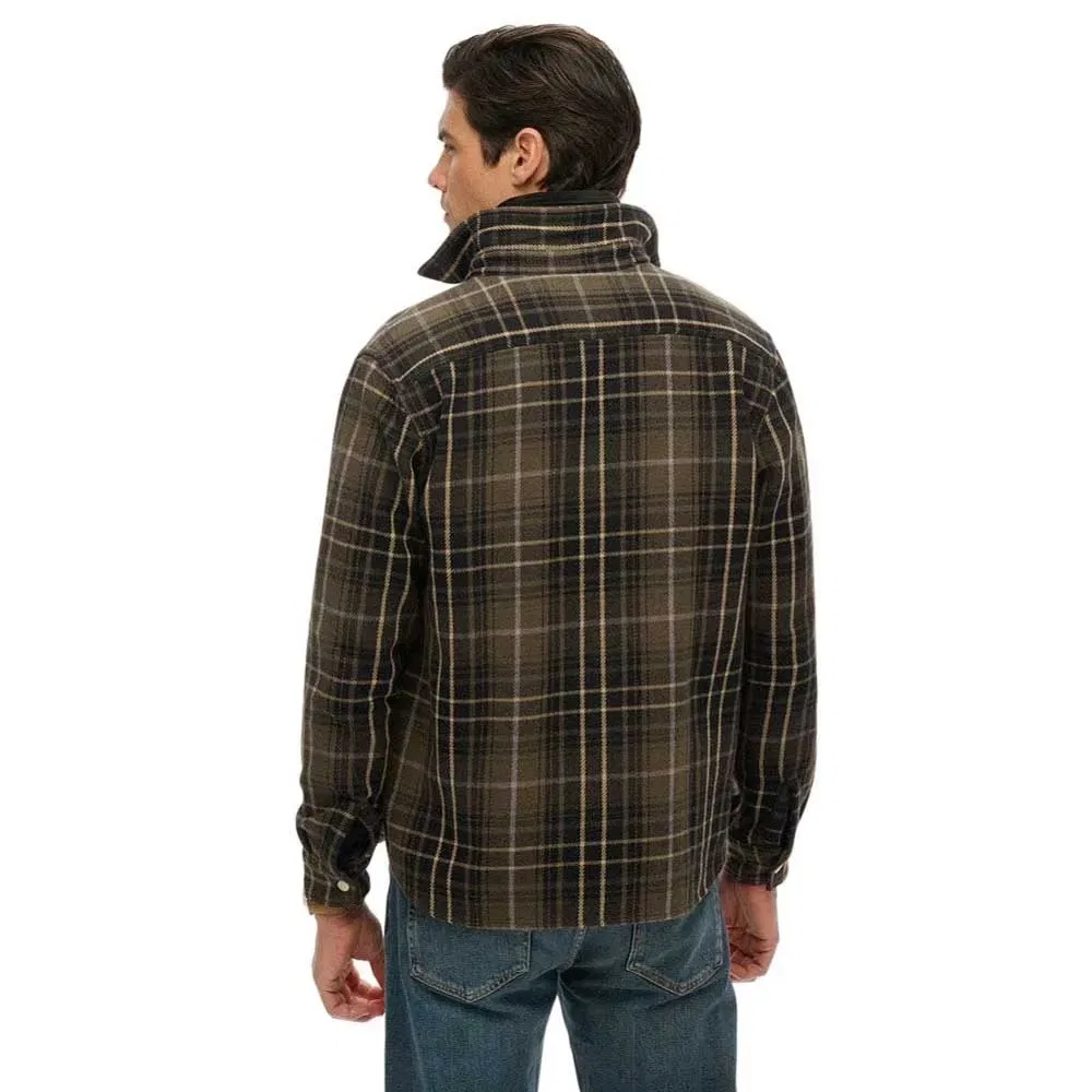 Рубашка с длинным рукавом Merchant Heavy Superdry, зеленый — фото 2
