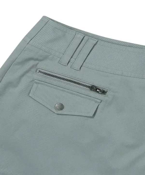 Шорты-юбка W Pocket, Superdry, серо-голубой — фото 3
