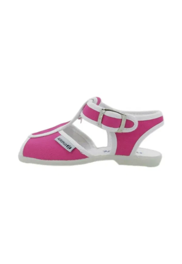 Сандалии с открытым носом Superga Neon Pink, розовый
