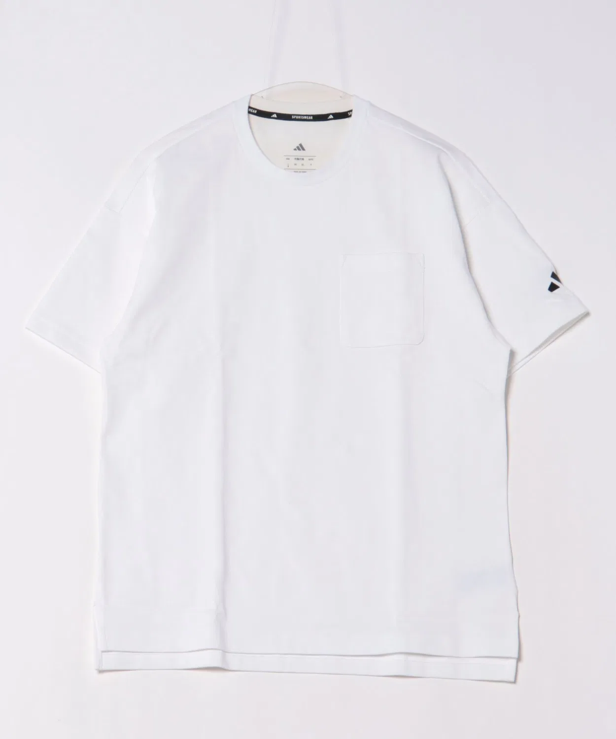 Мужская футболка с коротким рукавом Adidas M Pocket, Белый