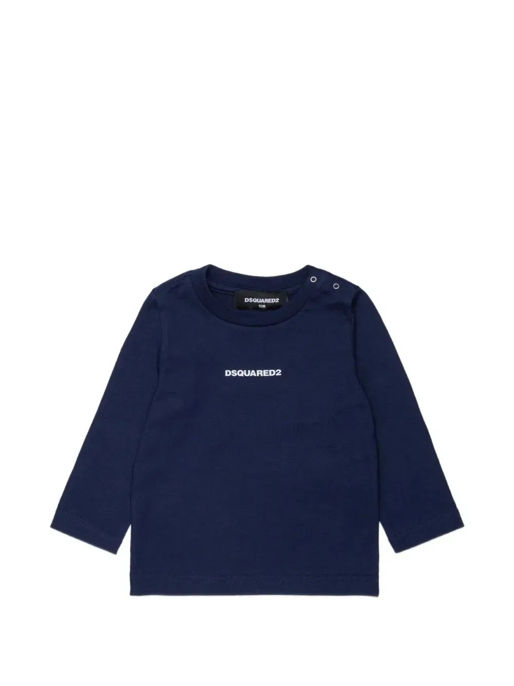 Свитшот с логотипом Dsquared2 Kids, синий