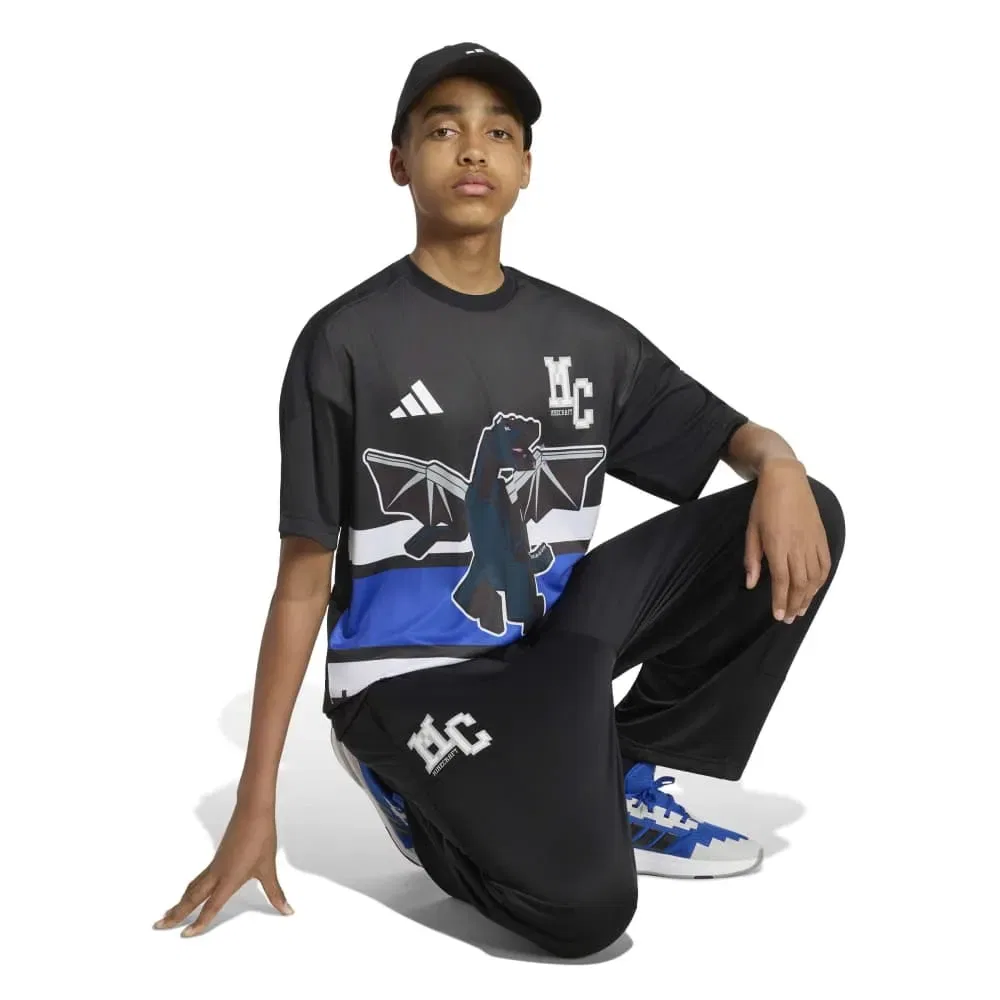 Футболка с коротким рукавом Minecraft Adidas, черный — фото 4