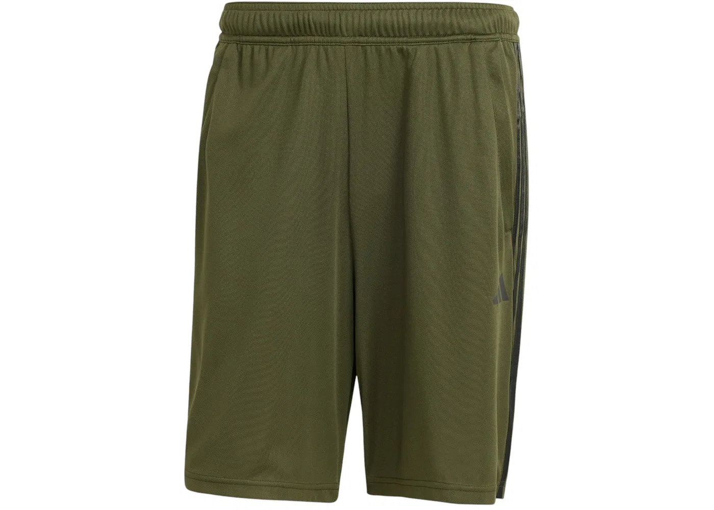 Мужские шорты с принтом 3-Stripes Train Essentials Pique Adidas, цвет Night Cargo Black