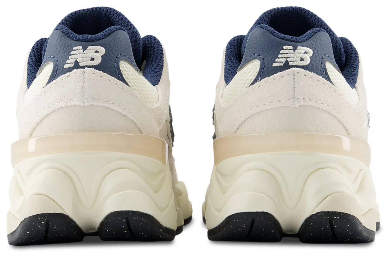 Детские кроссовки для мальчиков с амортизацией ABZORB New Balance 9060, Navy/Linen — фото 3
