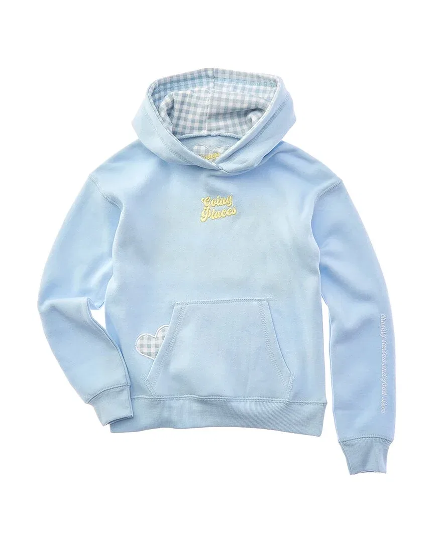 Детское худи для девочек с карманом-кенгуру Going Places Hoodie Vintage Havana, красный