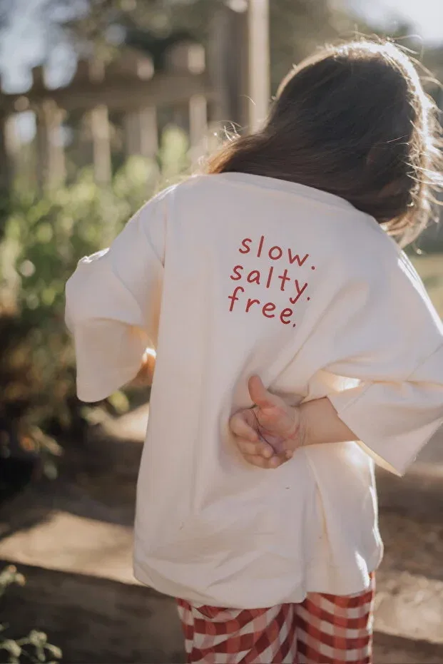 Детская футболка с принтом Crab Printed Cotton Oversize Dodo'S Baby, Ecru — фото 3