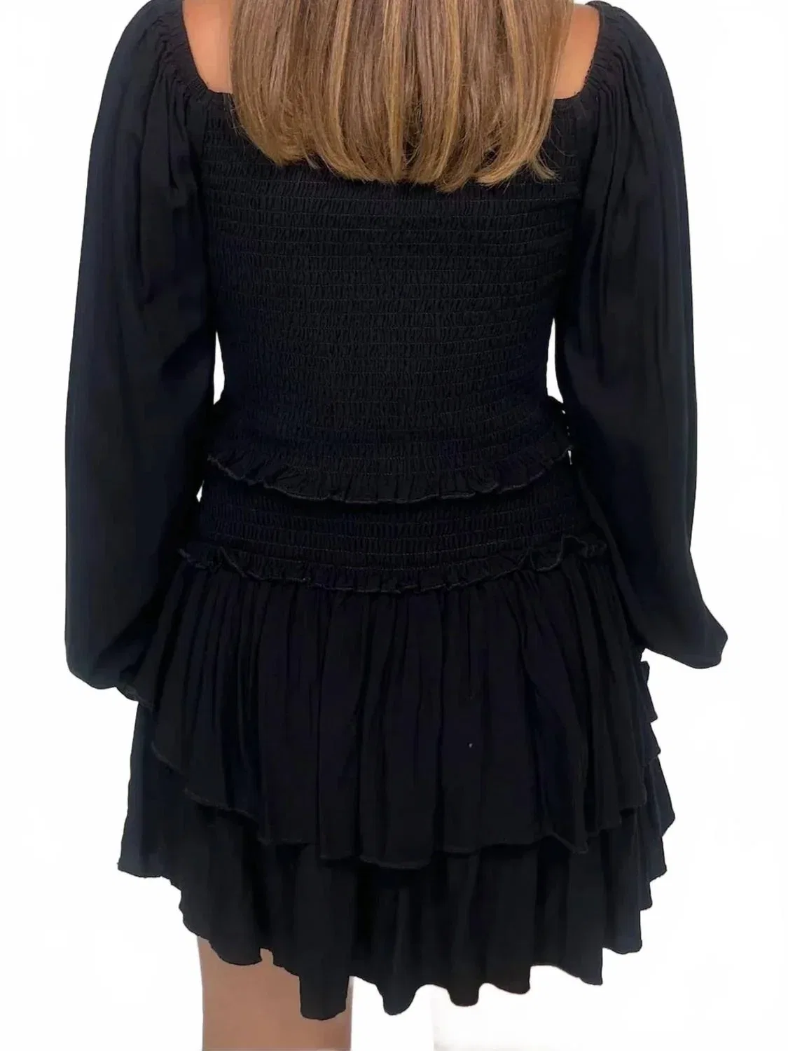 Детская юбка мини на эластичном поясе Bianca Mini Skirt KatieJnyc, Black Velvet — фото 2