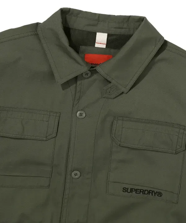 Трувер жакет легкий утилитарный Superdry, оливковый — фото 3