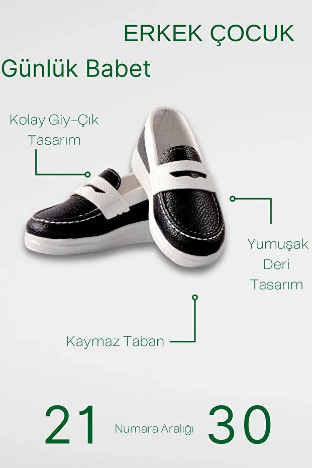 Детские туфли для мальчиков без шнуровки Kinlee, Navy Blue