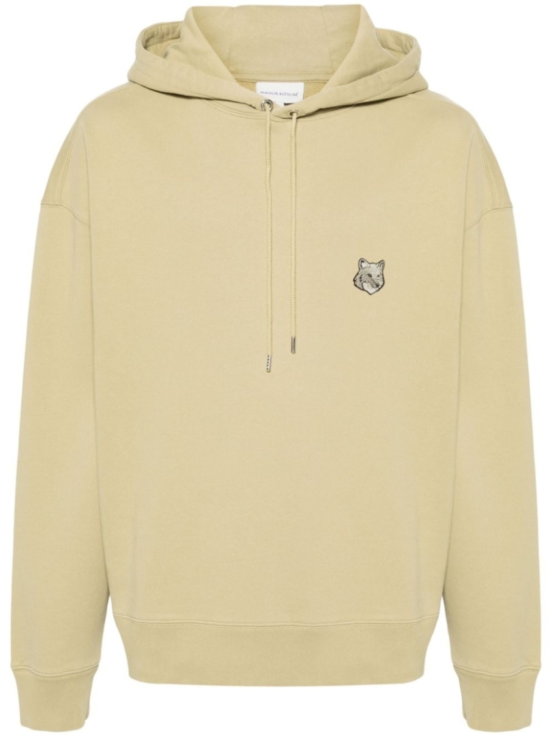 

Maison Kitsuné худи с нашивкой Bold Fox Head, нейтральный цвет