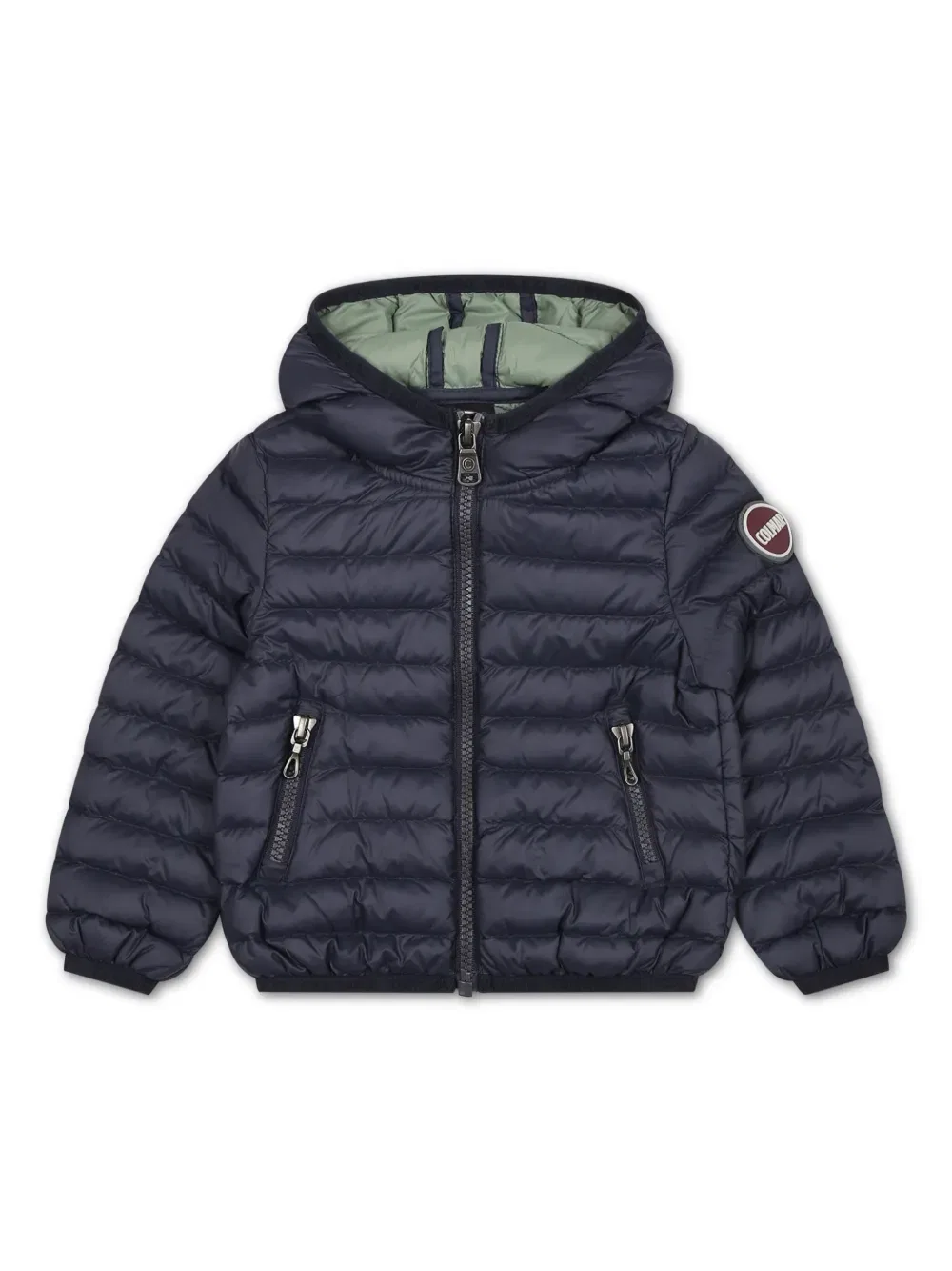 Стеганая куртка с логотипом и нашивкой Colmar Kids, синий