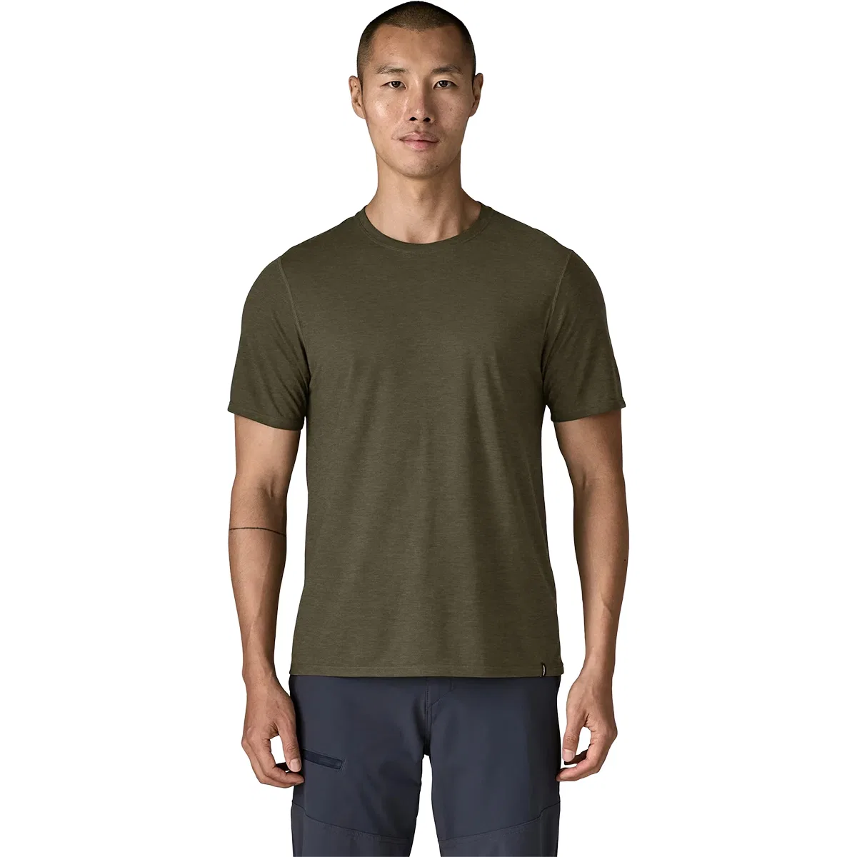 Мужская футболка с длинным рукавом Capilene Cool Trail Shirt Patagonia, Basin Green