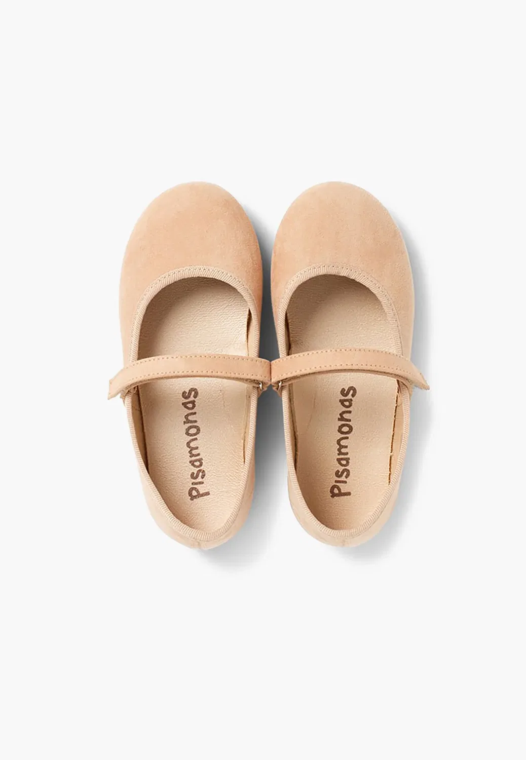 Merceditas niña serratex cinta adhesiva - балетки с ремешком на щиколотке Pisamonas, Camel — фото 3