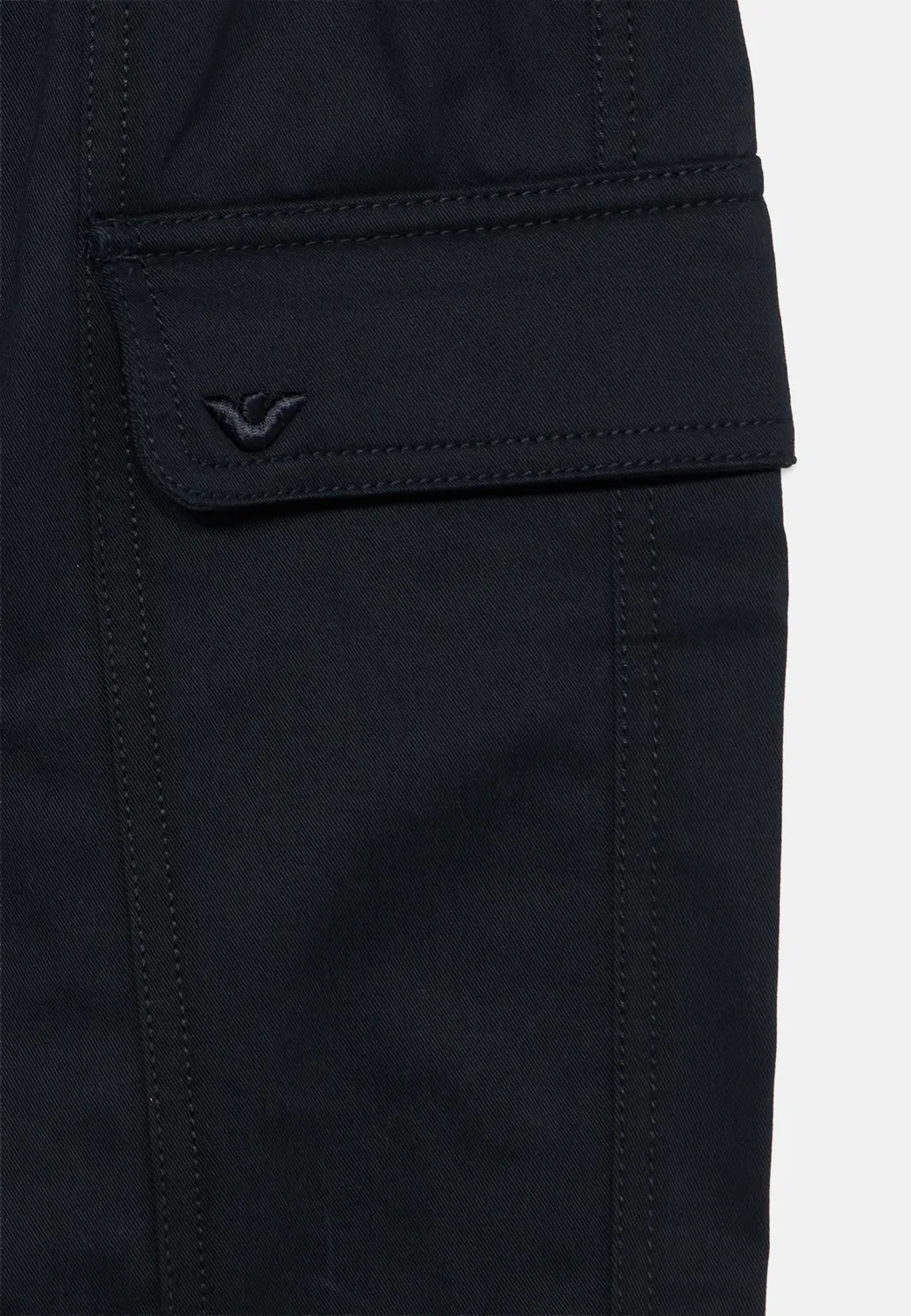 Брюки унисекс - брюки-карго Emporio Armani, Blu Navy — фото 3