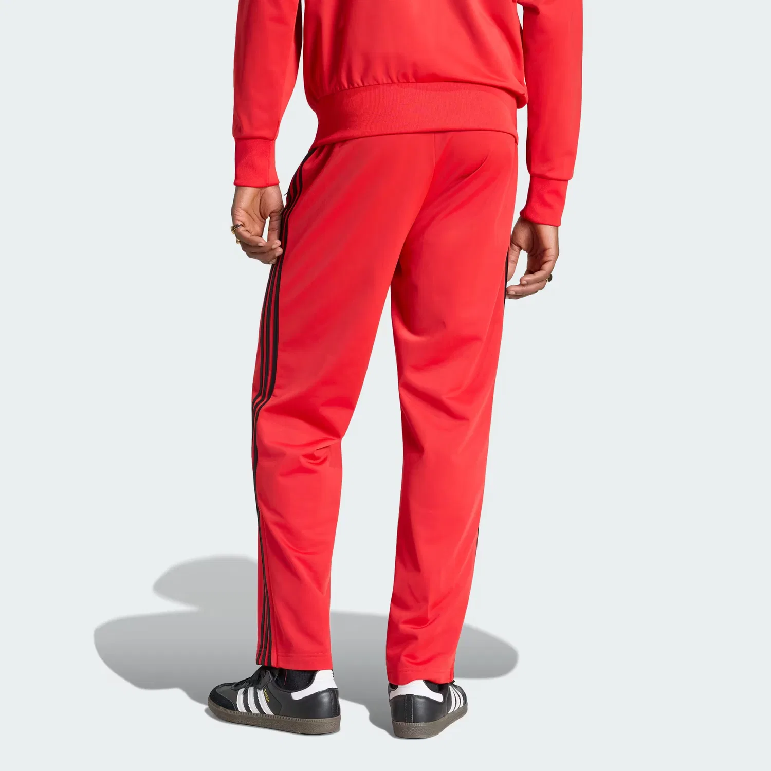 Мужские спортивные брюки с завязкой Firebird Adidas Originals, ярко-красный — фото 2
