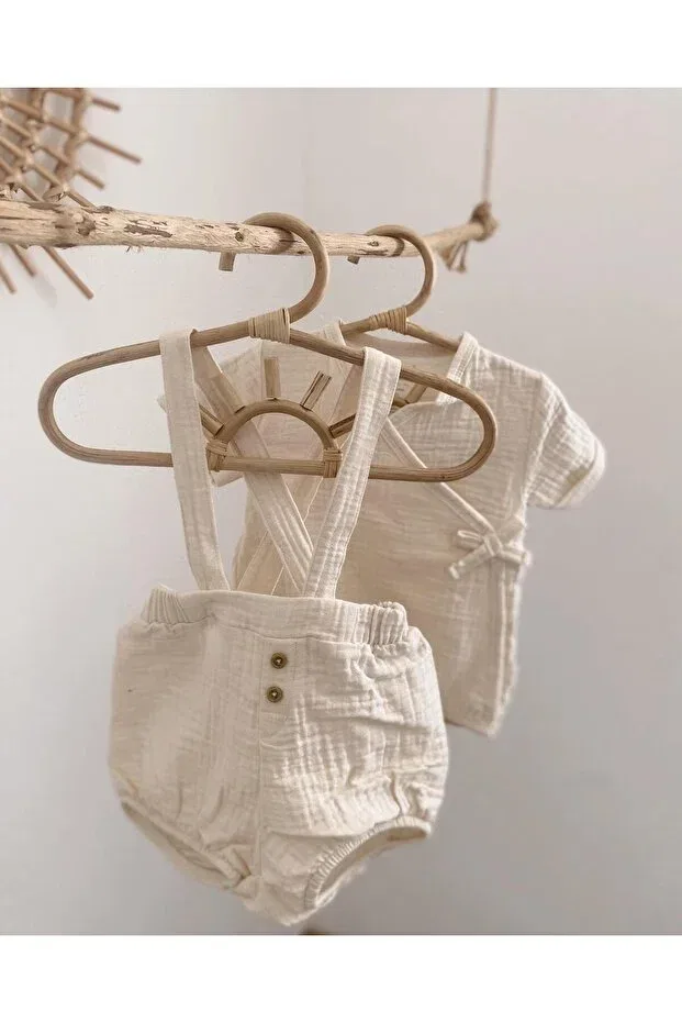 Детские шорты для девочек хлопковые Naturaborn, Beige
