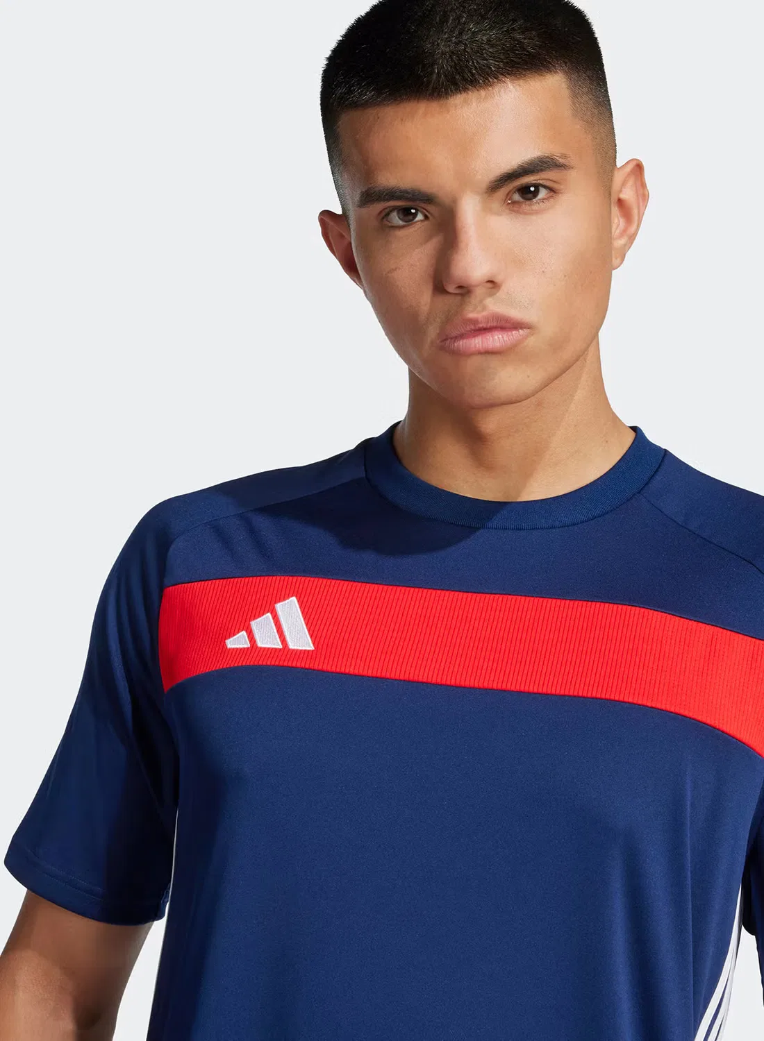 Футболка с принтом Tiro25 essential jersey Adidas, синий — фото 3