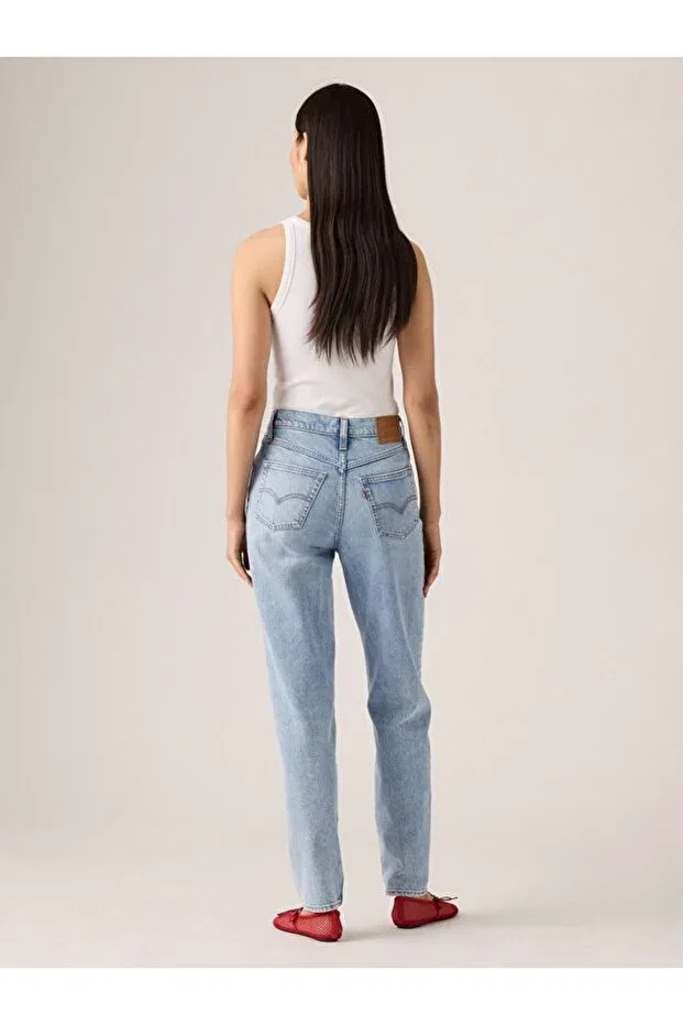 Женские джинсы с завышенной талией How's My Driving Levi'S, Med Indigo - Worn In — фото 3