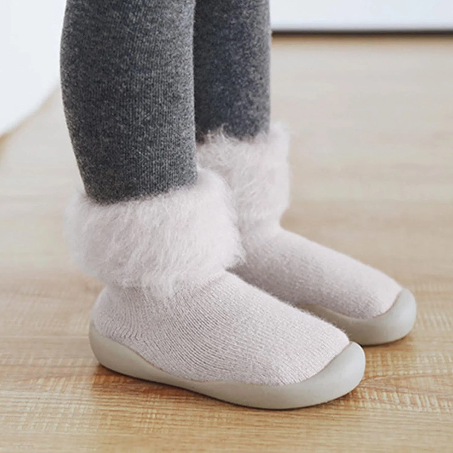 Детские кеды на резиновой подошве с тёплой стелькой, Grey — фото 2