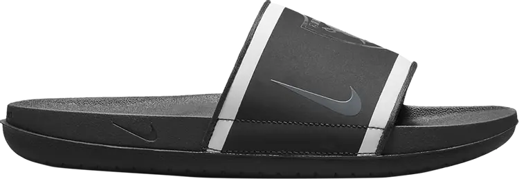 

Сандалии Nike NFL x OffCourt Slide 'Las Vegas Raiders', черный