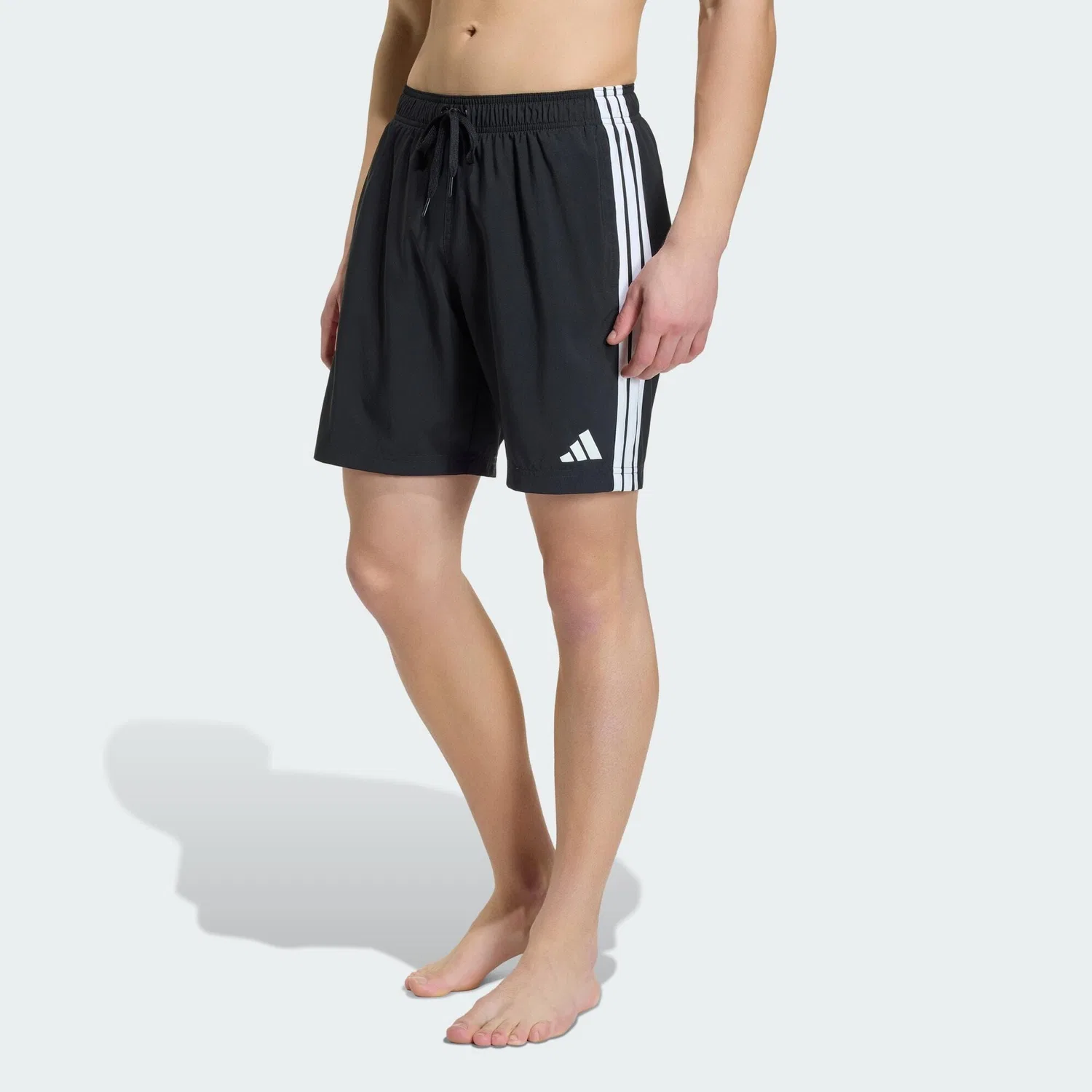 Мужские плавки с принтом 3-Streifen Adidas, Schwarz Weiss