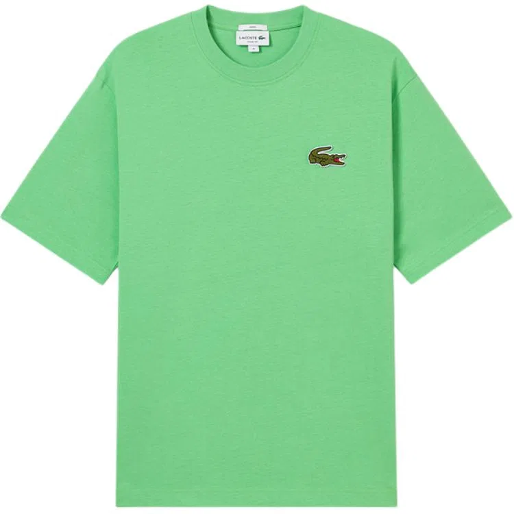 Футболка Lacoste HBM, с логотипом крокодила, белая — фото 3